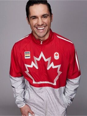 Team Canada Olympic jacket -red & gray windbreaker- Unisex